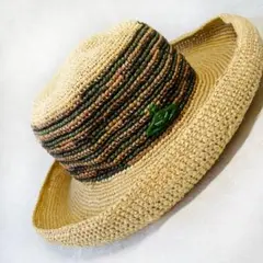 【美品】vivianne westwood 希少 麦わら帽子 ボーダー オーブ