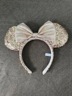 【良品】ミッキー耳カチューシャ ゴールド