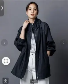 完売美品 DoCLASSE ドレスデニム・ギャザーデザインブルゾン インディゴのサムネイル