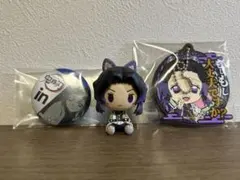 鬼滅の刃 胡蝶しのぶ　3点セット フィギュア バッジ キーホルダー