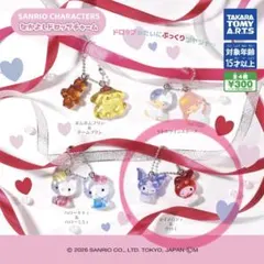 【匿名配送】サンリオ なかよしドロップチャーム マイメロディ＆クロミ