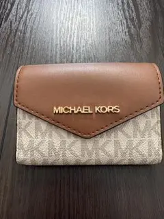 MICHAEL KORS キーケース ベージュ/ブラウン