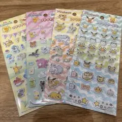 m*n様 ポケモン プチプチシール　4枚セット