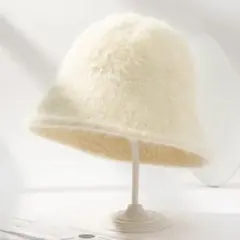 新品未使用　バケハ　ホワイト　白　調節可能