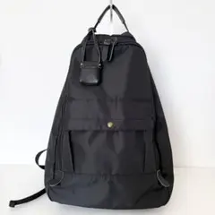 Ray BEAMS別注 toleur トーラ リュック ブラック 軽量 A4収納のサムネイル