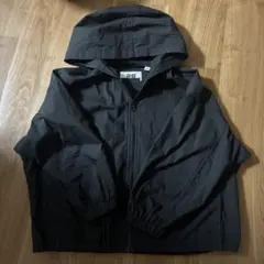 UNIQLO U ブラックパーカー 120