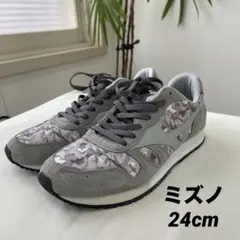 MIZUNO グレー カモフラージュ スニーカー