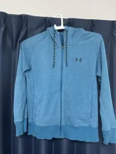 Under Armour フルジップパーカー LG 青