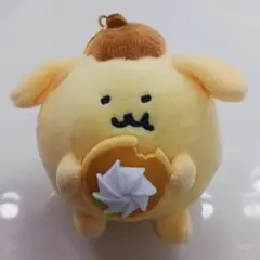 【レア品】ナガノ×サンリオ ポムポムプリンマスコット(パンケーキ)キーホルダー付