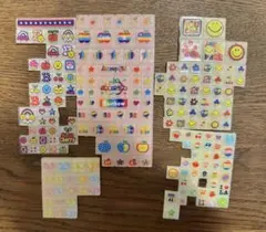 ★平成レトロ★タイルシール5種セット(使いかけ)