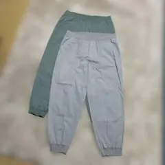 ユニクロ カーゴパンツ グレー グリーン 2枚セットXL