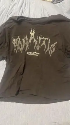H&M グラフィックTシャツ XL 黒