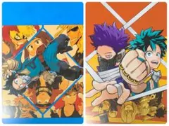 ☆ 僕のヒーローアカデミア　原画展　ポストカード　緑谷出久　麗日お茶子　心操人使