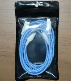 ✨️新品未開封✨️ USB-A to USB-Cケーブル 2本セット　ブルー