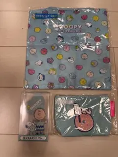 スヌーピーくじ　ポーチ・エコバッグ・メモスタンドセット
