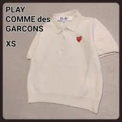 プレイコムデギャルソン　ウールニットポロシャツ　XS　レディース