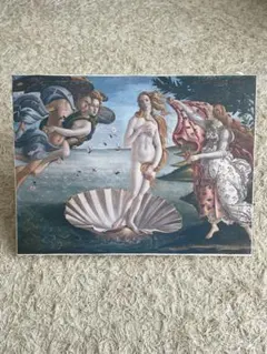 ヴィーナスの誕生 キャンバス　木枠付き　ボッティチェリ作　ウフィツィ美術館 ウフィツィ美術館でボッティチェリ作「ヴィーナスの誕生」に心酔