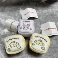 サンリオ ポムポムプリン クロミ　 ゆるっとシンプル ミニボアキューブポーチ
