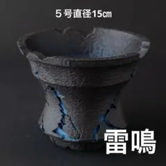 雷鳴〜青〜 7号直径21㎝ 3dプリンター鉢 作家鉢 アガベ - メルカリ