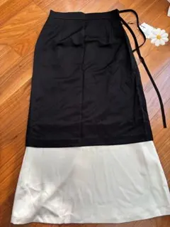極美品✨sacai サカイ レースドッキングスカート ロング タイト グレー