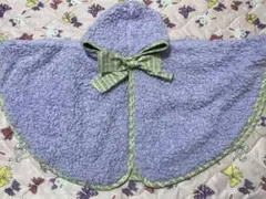 【美品】fafa リバーシブルポンチョ