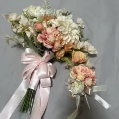 ウェディング ブーケ ブートニア