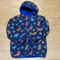 恐竜柄フリース青色ブルージャケット　コストコ110cm