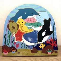 大きい 海の生き物 ダイカット ペーパークラフト アルバム素材 色紙
