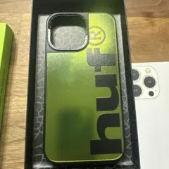 HUF iPhoneケース グリーン ブラック