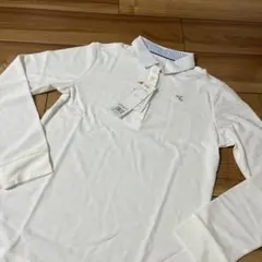 ★キャロウェイゴルフ　千鳥柄長袖ポロシャツレディースLサイズ新品★