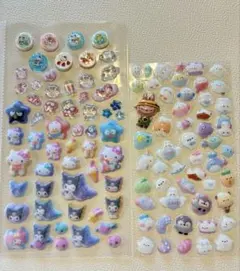 サンリオコットンパフィシール含むシールおすそ分けセット