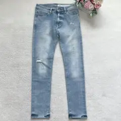 H＆M スキニージーンズ レディース ボトム デニムパンツ 定番 カジュアル 青