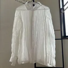 Dazy ホワイト 長袖シャツ Mサイズ