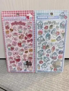 【正規品】サンリオ第2弾 ボンボンドロップシール キティ ハンギョドン2枚セット