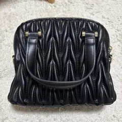 【MAJESTIC LEGON】キルティングバッグ 黒