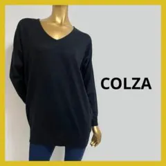 新品タグ付き COLZA Vネック シンプル ニットソー S