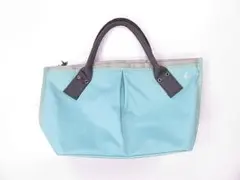 【値下げ】アニエスベー　agnesb. ナイロントートバッグ　ミントグリーン　鞄