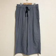 CORDIER コルディア ワイドパンツ 40 L ストライプ 上品 美品 春夏