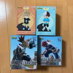 僕のヒーローアカデミア　ヒロアカ　フィギュア　爆豪勝己　轟焦凍　4点セット