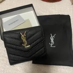 イブサンローラン YSL 折りたたみ財布 ほぼ新品