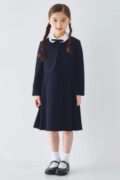 ショパン CHOPIN 卒業式 お受験　ネイビー 紺 ブレザー スカート 115