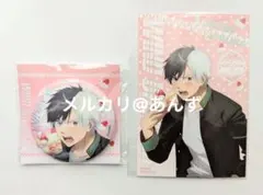 ③桜遥　海外　中国限定　箔押し缶バッジ　ポストカードセット　ウィンドブレイカー