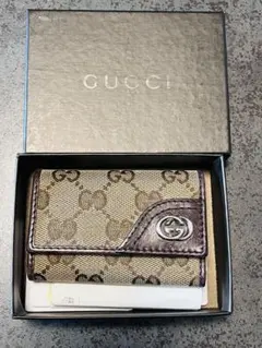 ✨未使用級✨ 希少 GUCCI キーケース GGライン キャンバス 6連 - メルカリ