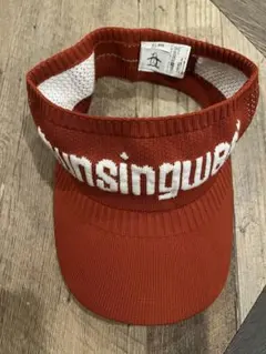 Munsingwear マンシングウェア ニットバイザー オレンジ キャップのサムネイル