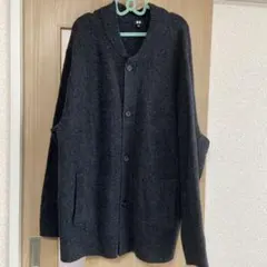 UNIQLO ダークグレー カーディガン 3XL