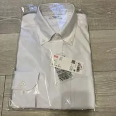【新品】UNIQLO スーパーノンアイロンジャージースリムシャツ　長袖　Mサイズ