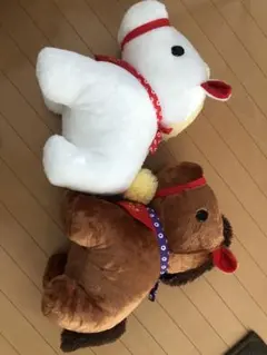 迫力満点】リトルハウス ロバ bigサイズ ぬいぐるみ レトロ - メルカリ