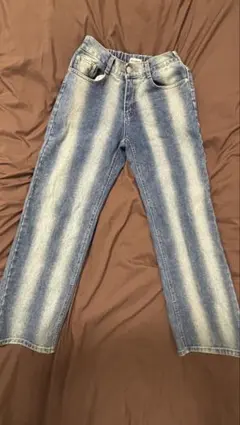 FOLLOWIN ブルーデニム ストレートレッグ