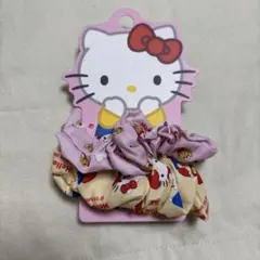 【韓国DAISO】ハローキティ シュシュ 2個セット