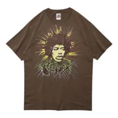 00s JIMI HENDRIX ジミヘンドリックス 半袖Tシャツ ブラウン